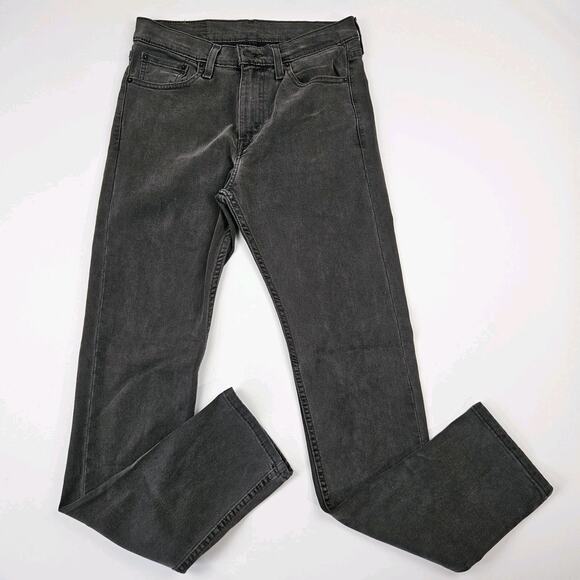Levi's 513 Jeans Men's 29x32 Skinny Fit‎ Gray Dark Wash Comfort Stretch Casual - Picture 1 of 9